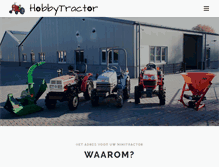 Tablet Screenshot of hobbytractor.nl